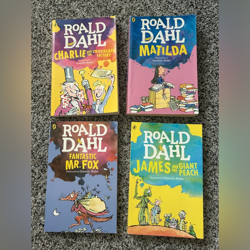 4 Roald Dahl books
